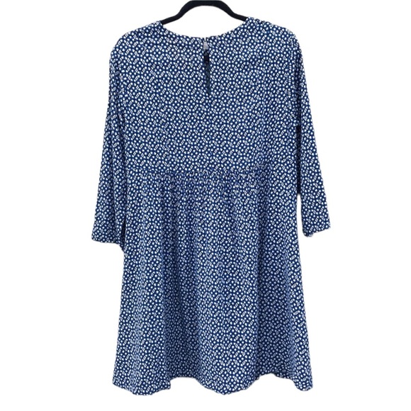 H&M Floral Dress Ditsy Blue Print 90s Style mini dress/tunic - Picture 3 of 8